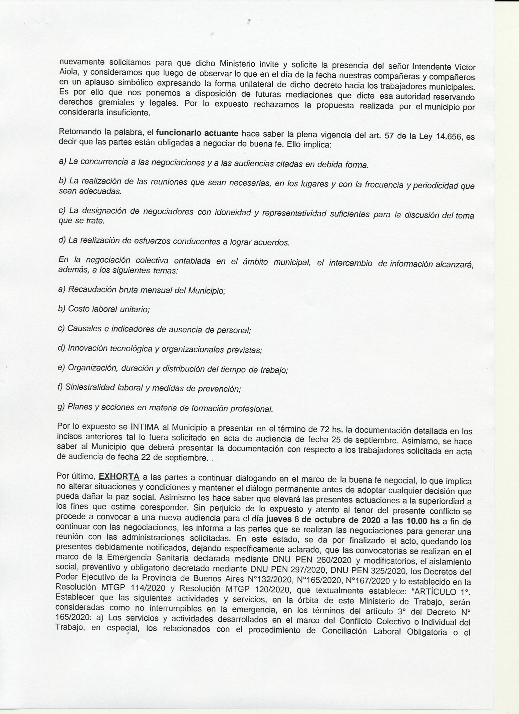 Los sindicatos paralizan el municipio con paro ininterrumpido desde el