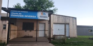 Horario de la planta de ósmosis inversa de Los Pioneros