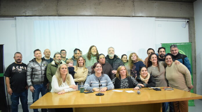 Con la presencia de Isasi, Horacio Calarco presentó la Lista 1 de la CTA Autónoma en Chacabuco